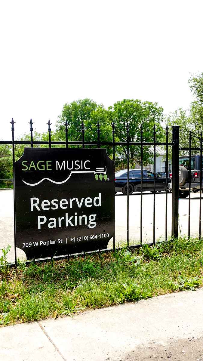 sage-music-school-dedicated-parking-lot